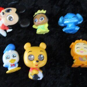Pre-Owned Disney Doorables Mini Plastic Characters/Figures Asst Lot of 6